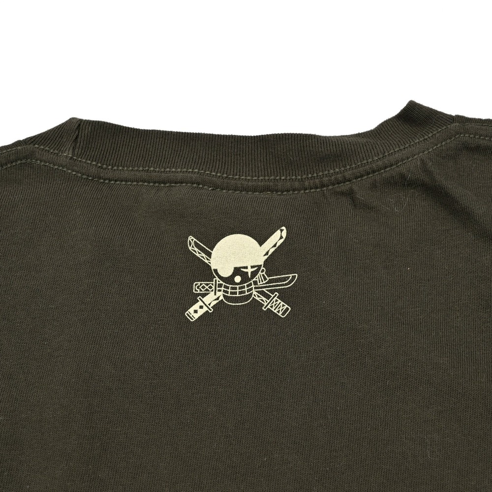 One Piece Anime Toru 25th Anniversary Shueisha Olive T Shirt Med Pirate Hunter - Picture 8 of 8